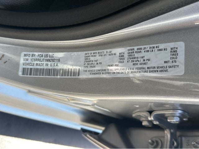 2022 RAM 1500 Laramie