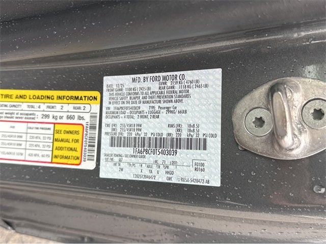 2026 Ford Mustang GT Fastback