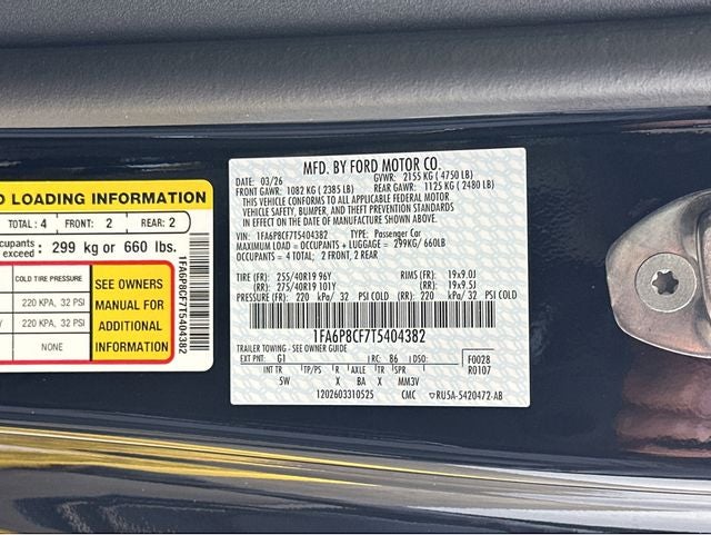 2026 Ford Mustang GT Premium Fastback