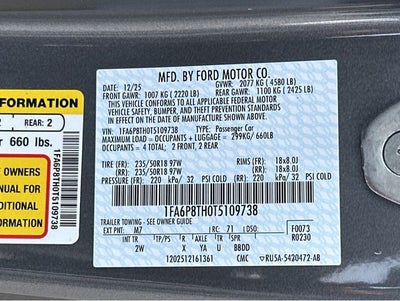 2026 Ford Mustang EcoBoost® Fastback