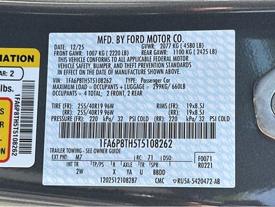 2026 Ford Mustang EcoBoost® Fastback