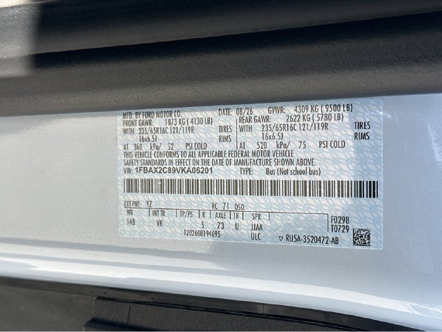 2027 Ford Transit-350 Passenger Van XL