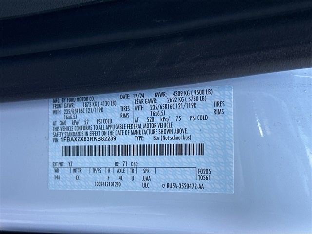 2024 Ford Transit-350 XLT