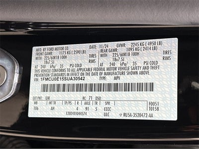 2025 Ford Escape Plug-In Hybrid Plug-in Hybrid