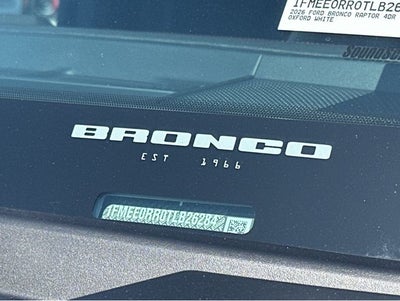 2026 Ford Bronco Raptor®