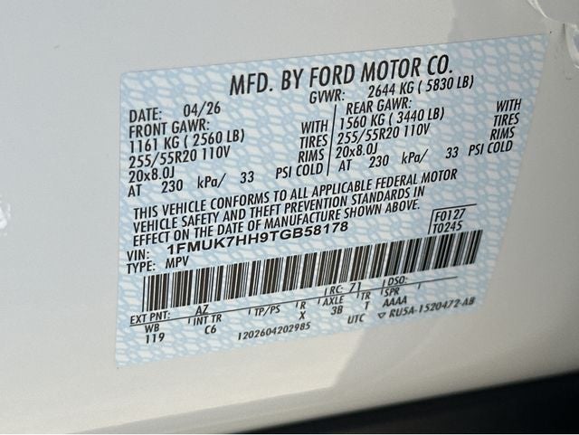 2026 Ford Explorer Platinum™