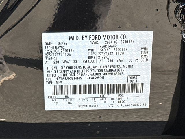 2026 Ford Explorer Platinum™