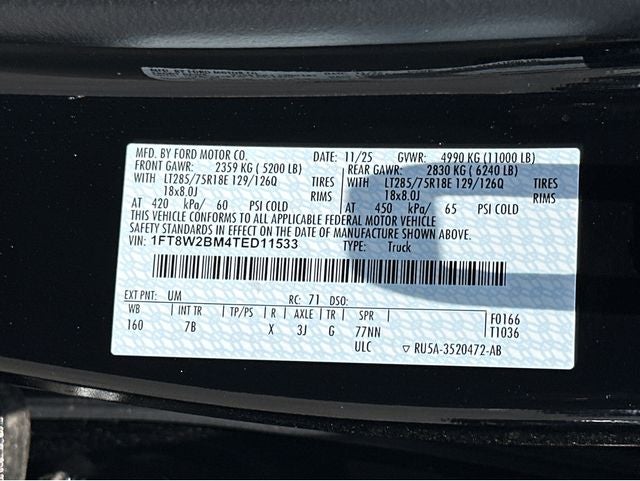 2026 Ford F-250SD F-250® Platinum®