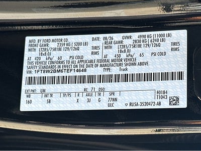 2026 Ford F-250SD F-250® Lariat®