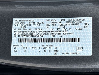 2026 Ford F-250SD F-250® XLT