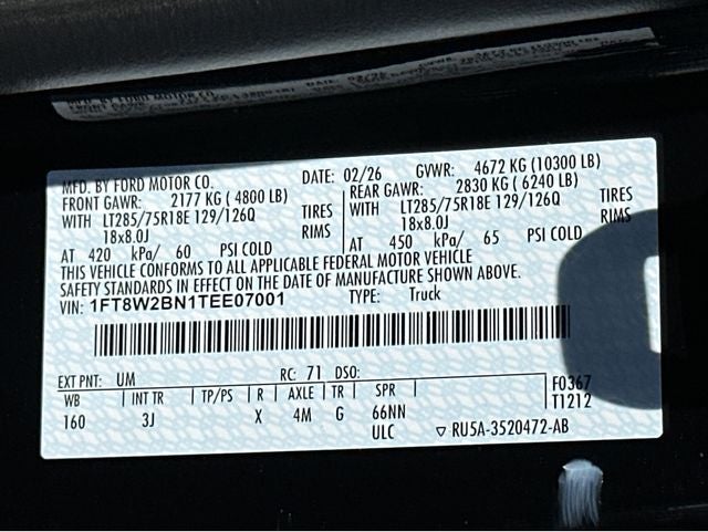 2026 Ford F-250SD F-250® XLT