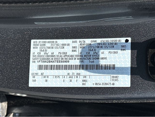 2026 Ford F-250SD F-250® Lariat®