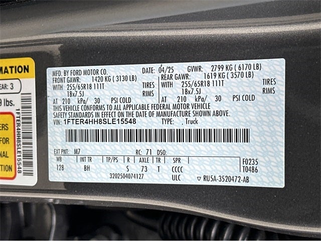 2025 Ford Ranger XLT