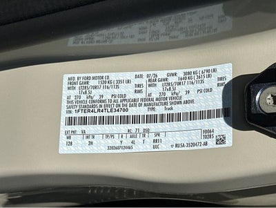 2026 Ford Ranger RANGER 4X4 C/C