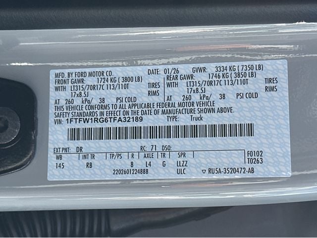 2026 Ford F-150 Raptor®