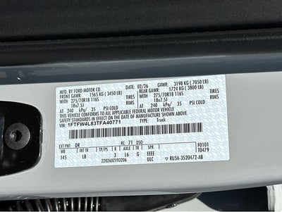 2026 Ford F-150 Tremor®