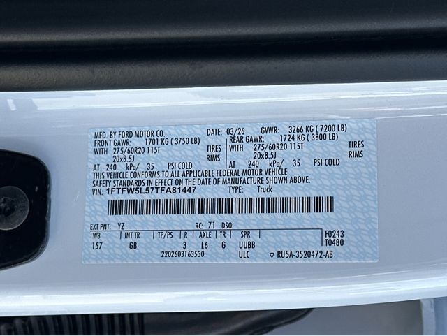 2026 Ford F-150 Lariat®