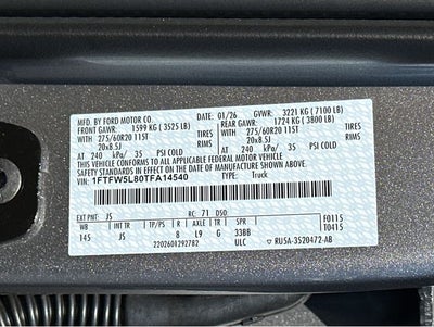 2026 Ford F-150 Lariat®