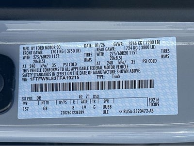 2026 Ford F-150 Lariat®