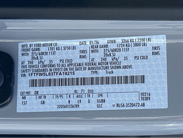 2026 Ford F-150 Lariat®