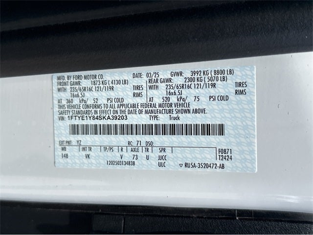 2025 Ford Transit-150 Cargo Van