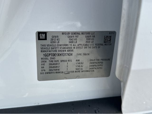 2017 Chevrolet Colorado Z71