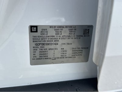 2017 Chevrolet Colorado Z71