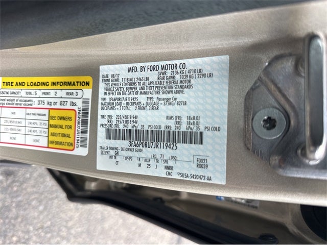 2018 Ford Fusion Hybrid Titanium