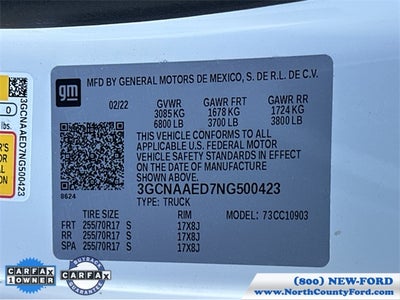 2022 Chevrolet Silverado 1500 WT