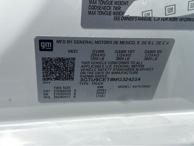 2021 GMC Sierra 1500 Elevation