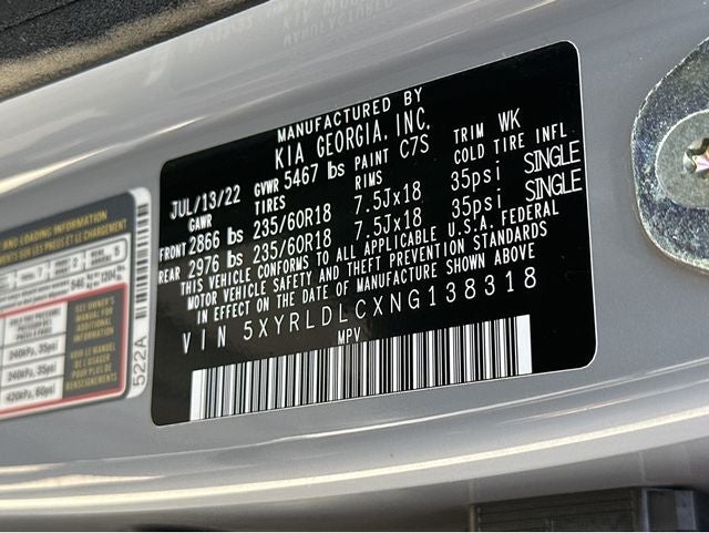 2022 Kia Sorento X-Line S