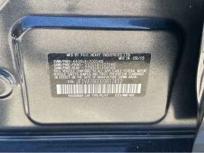 2016 Subaru WRX Base