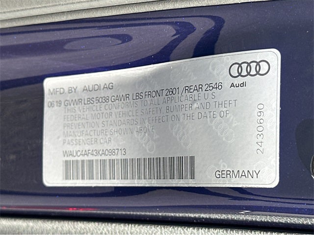 2019 Audi S4 3.0T quattro Premium