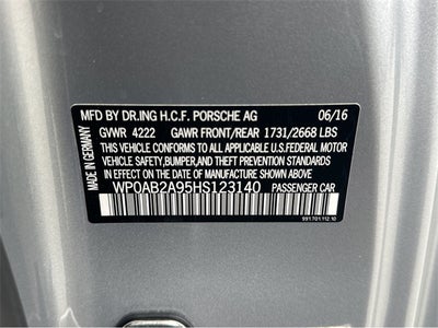 2017 Porsche 911 Carrera S