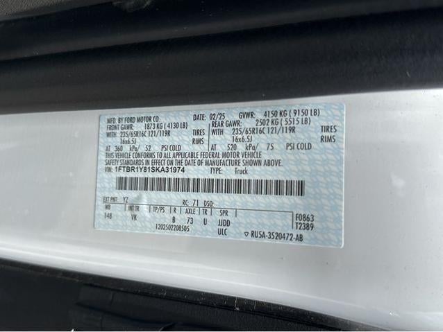 2025 Ford Transit Commercial Cargo Van