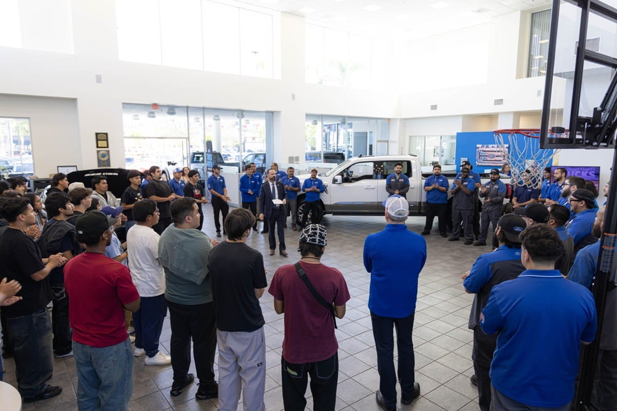 Student Presentation at North County Ford